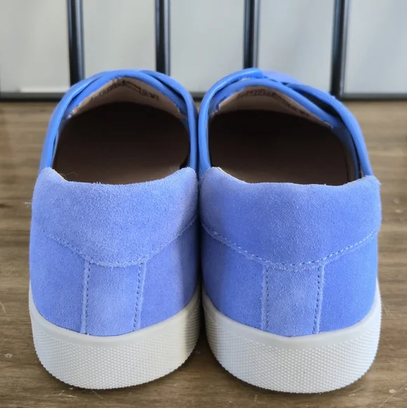 Vionic Women's Suede Water Resistant Cupsole Sneakers - Picture 7 of 8